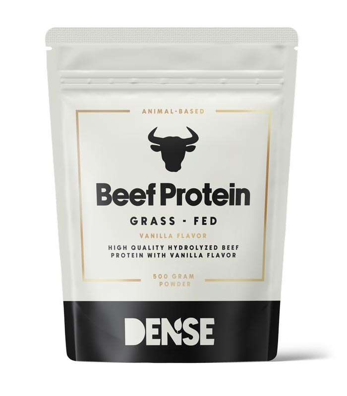 Okseproteinpulver Vanilje – 500 g hydrolyseret | DENSE