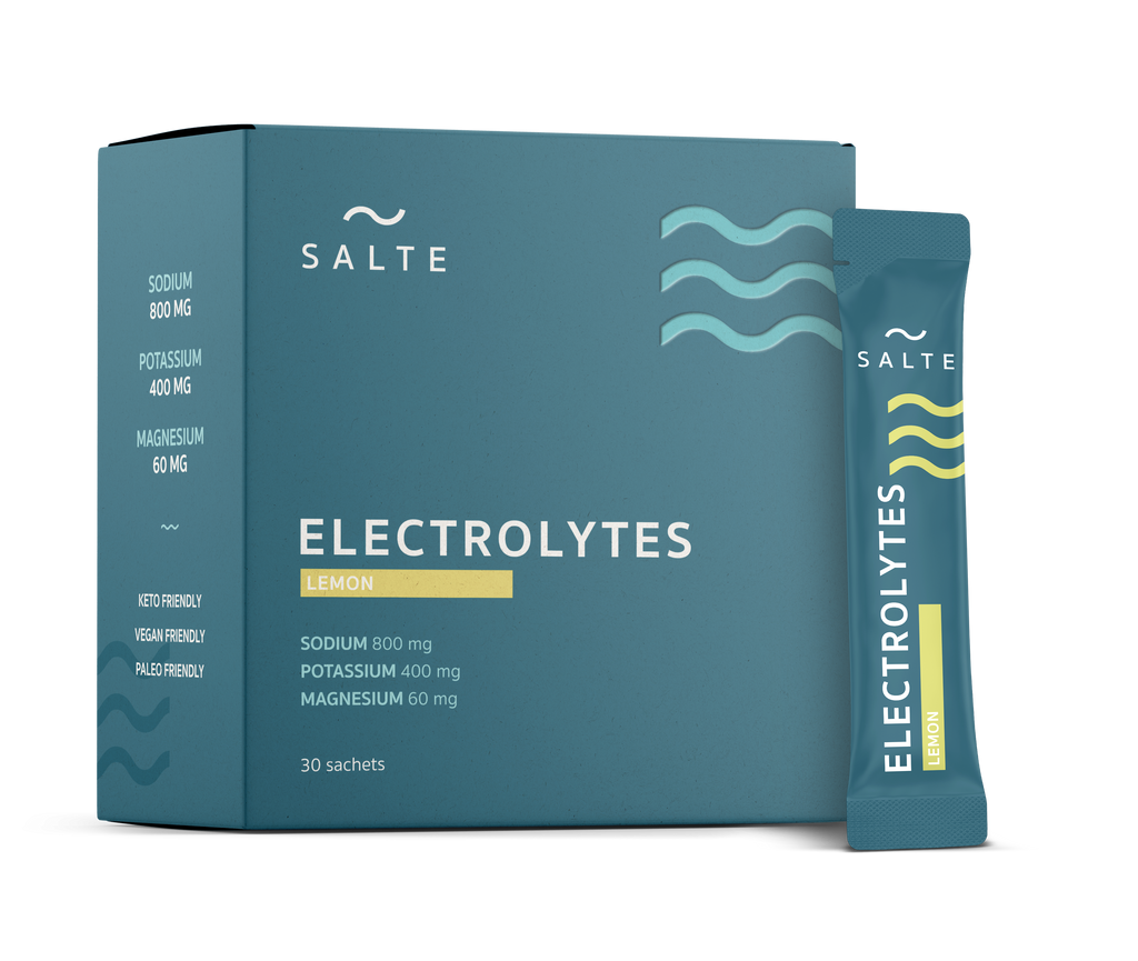 Elektrolytter Pulver – Citron 30 sticks | SALTE
