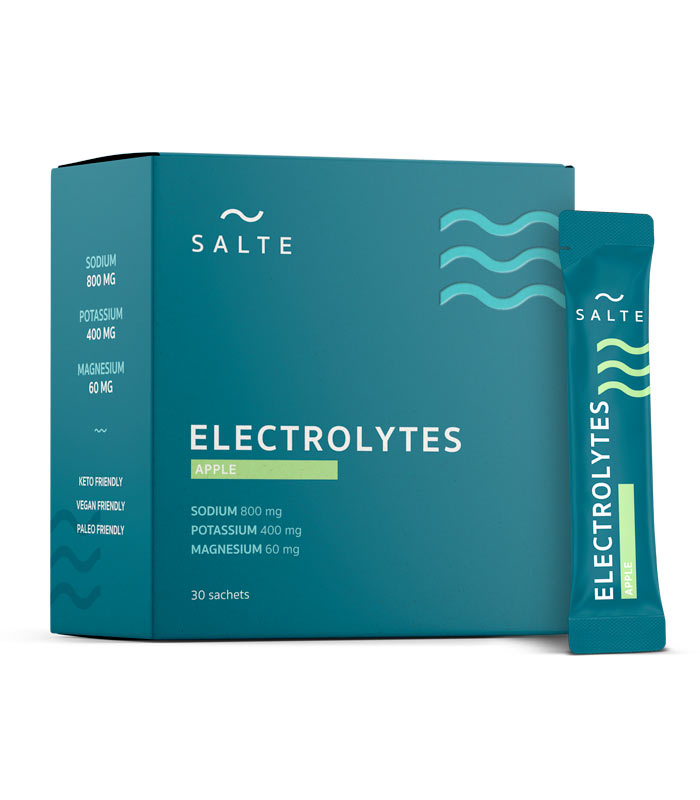 Elektrolytter Pulver – Æble 30 sticks | SALTE