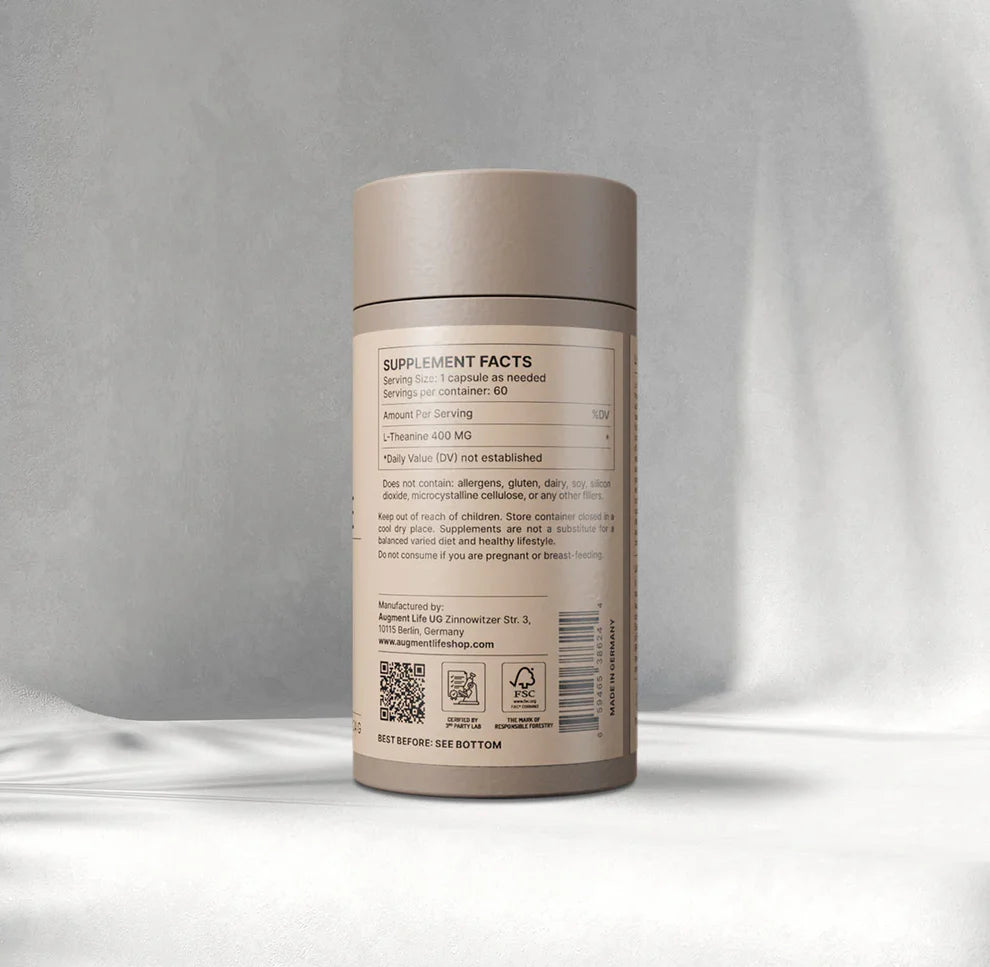 L-Theanine 400 mg – 60 kapsler | Augmentlife