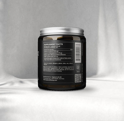 Vitamin D3 + K2 (MK-7) – 120 kapsler | Augmentlife