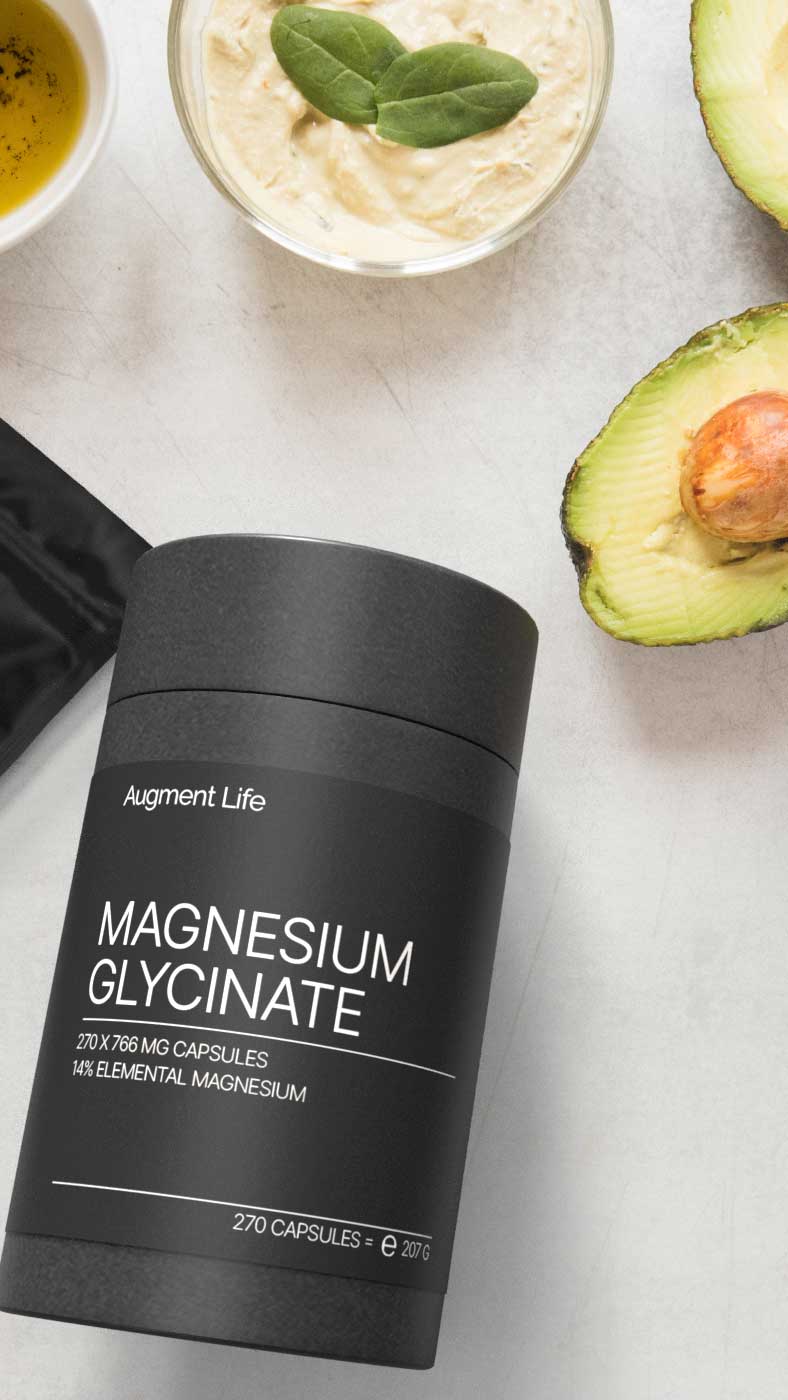 Magnesium Glycinate 800 mg – 320 kapsler | Augmentlife
